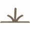 Ekena Millwork Richland Rough Sawn Timber Gable Bracket, Douglas Fir, 96"W x 64"H x 2"D x 6"F, 16/12 Pitch GBW096X64X0206RIC00RDF - alternate 2
